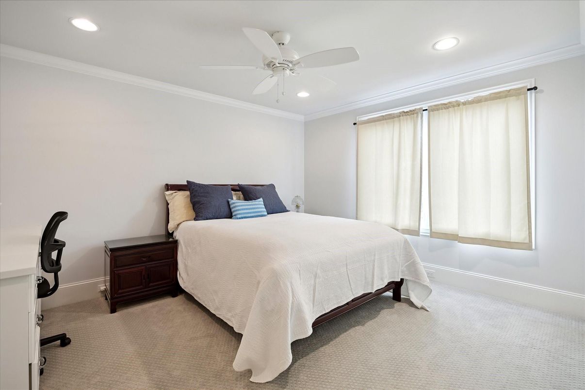 Bedroom, Interior, Recessed Lighting