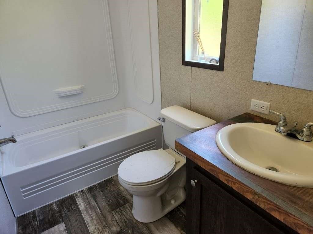 Bathroom, Interior, Wood Texture Flooring