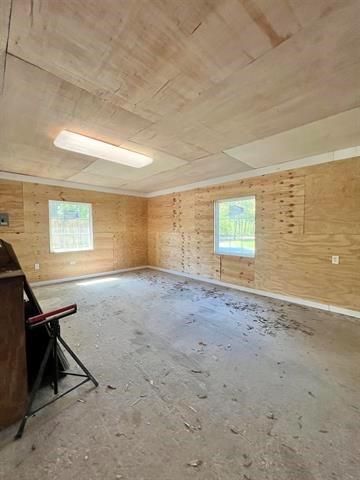 Empty room, Interior, Wooden Walls