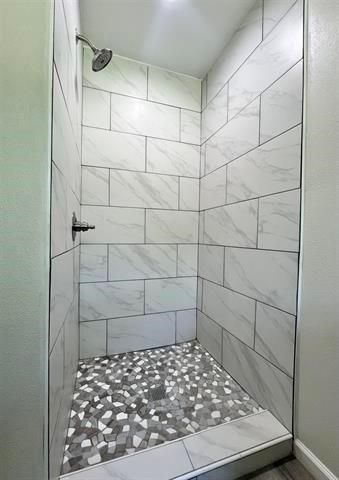 Bathroom, Glass Shower, Interior, Marble Walls
