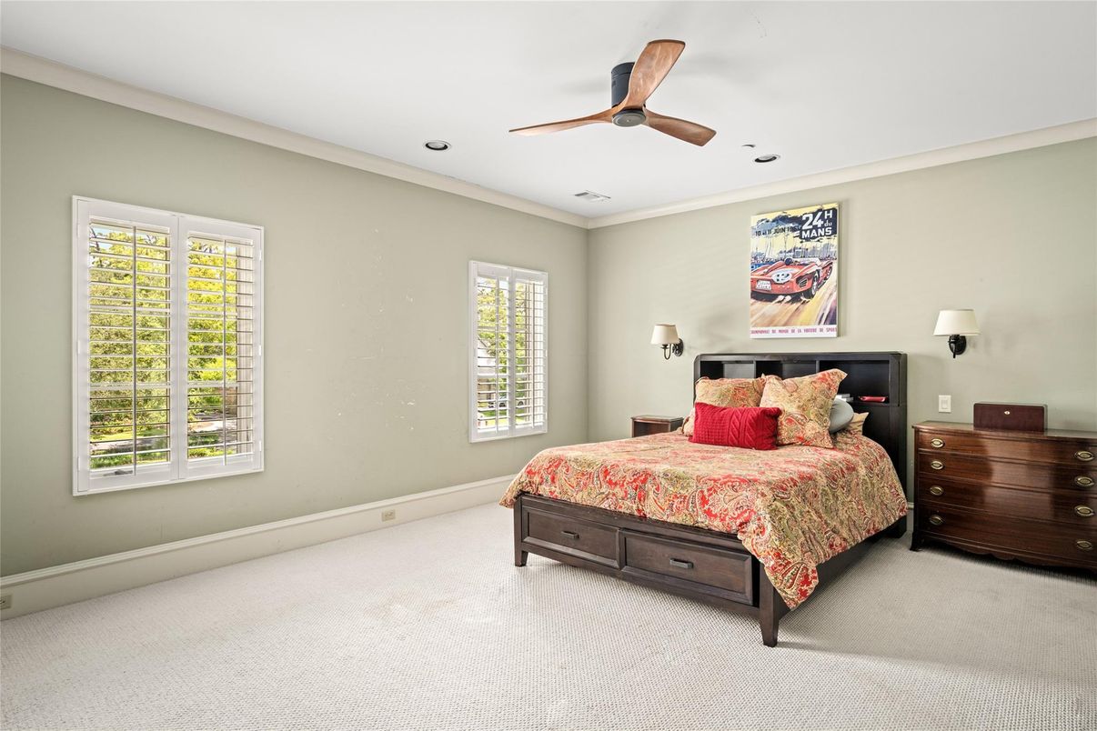 Bedroom, Interior, Recessed Lighting