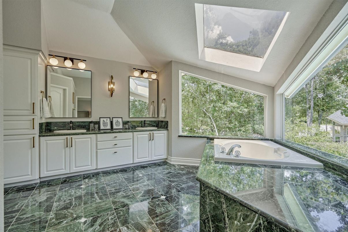 Bathroom, Dual Sink Vanities, Interior, Marble
