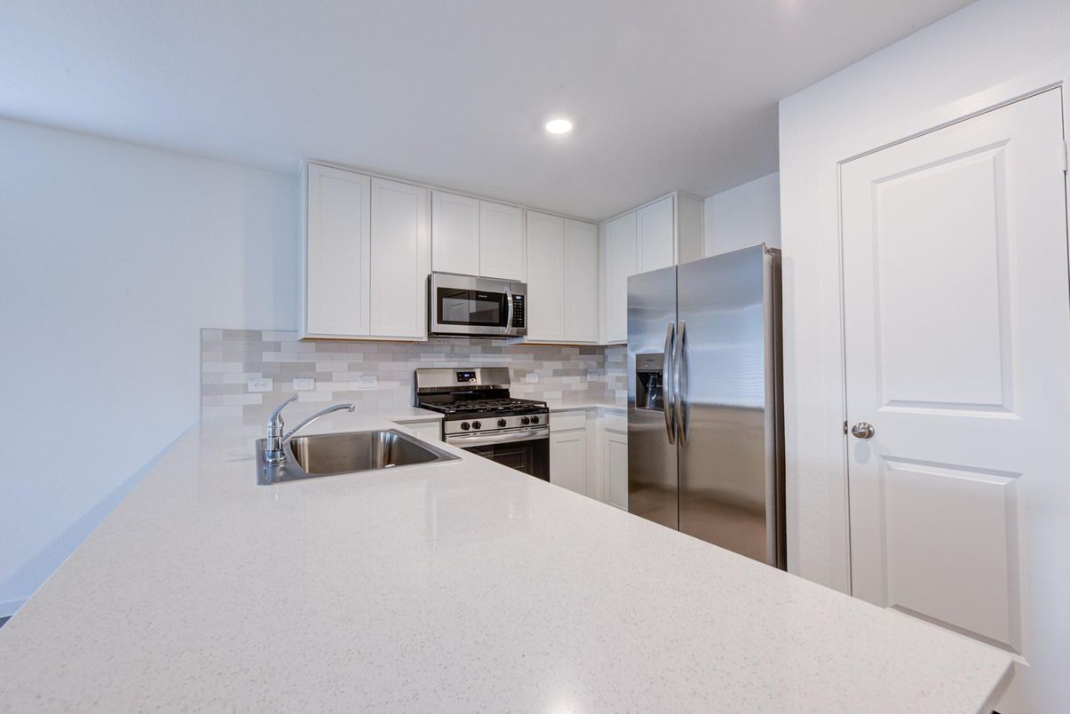 Interior, Kitchen, Recessed Lighting, Stainless Steel Appliances