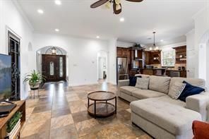 Interior, Kitchen, Living room, Pendant Lights, Recessed Lighting, Stainless Steel Appliances