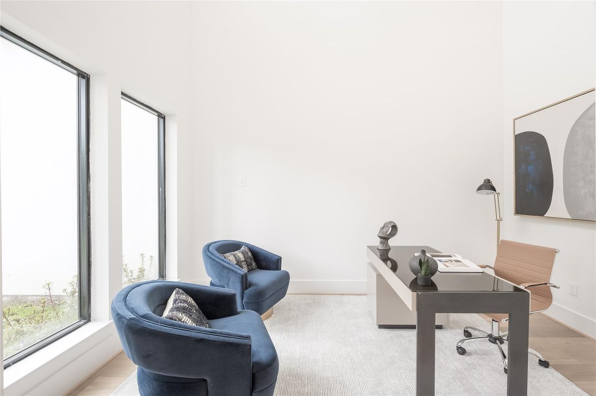 Home Office, Interior, Wood Texture Flooring