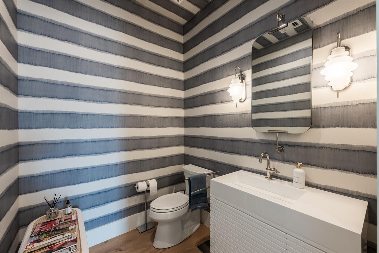 Bathroom, Interior, Wood Texture Flooring