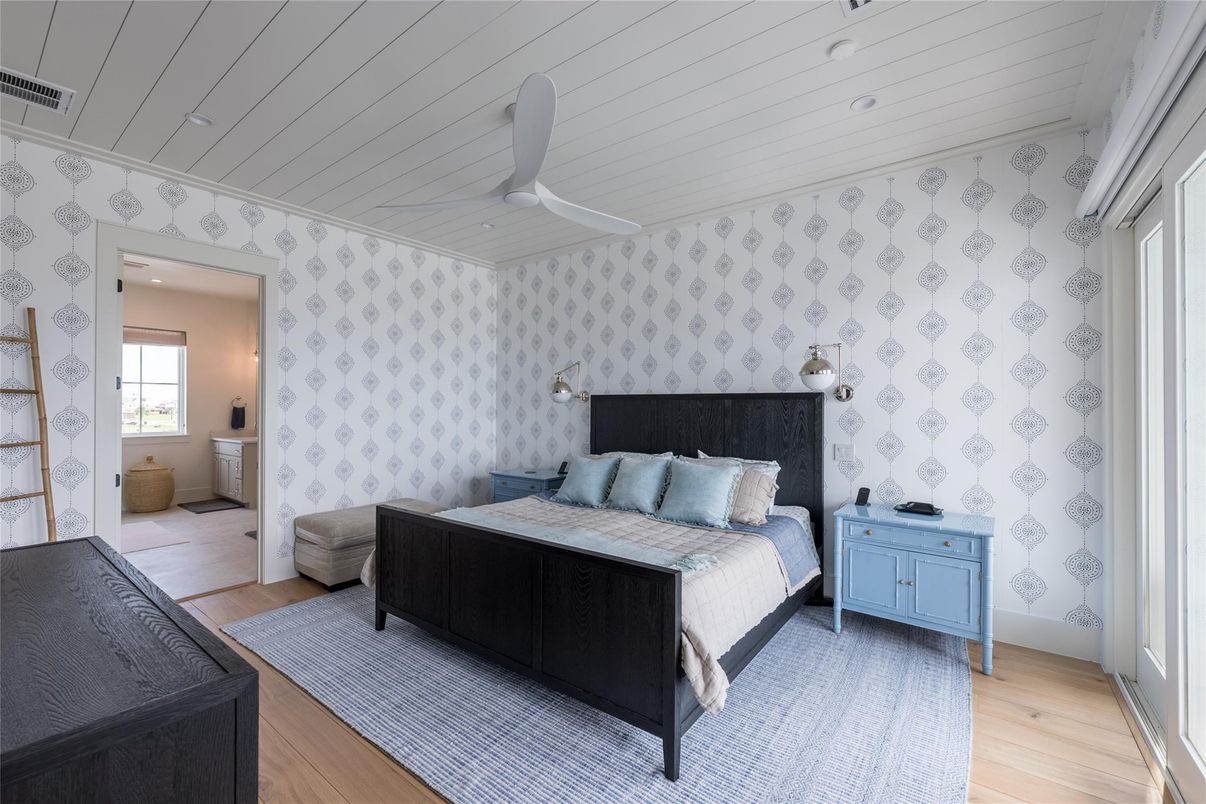 Bedroom, Interior, Wood Texture Flooring