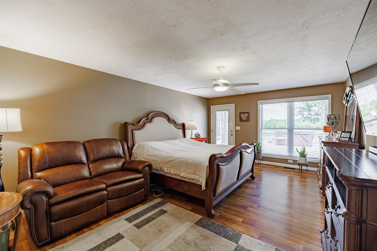 Bedroom, Interior, Wood Texture Flooring