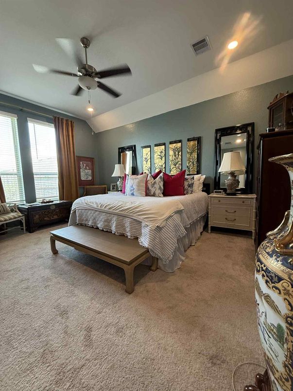 Bedroom, Interior, Recessed Lighting
