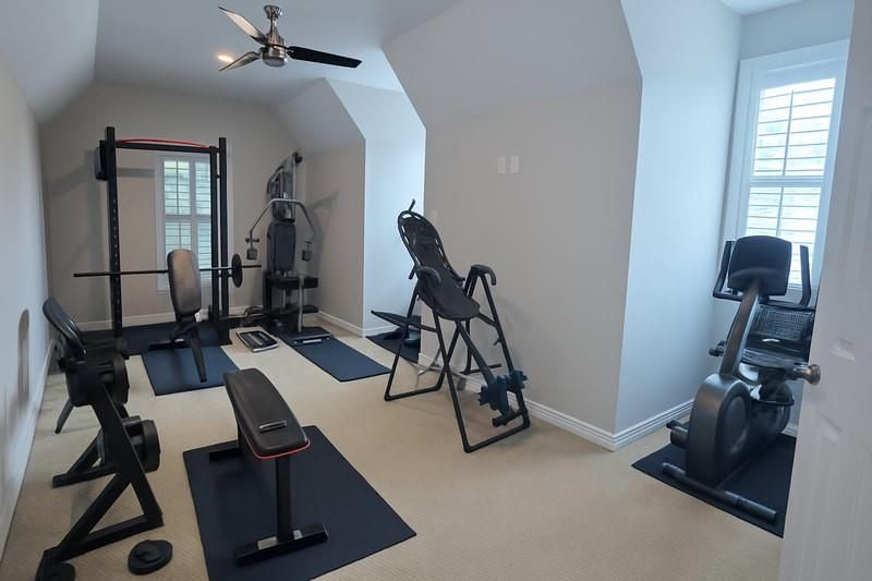 Fitness Equipment, Interior, Recessed Lighting