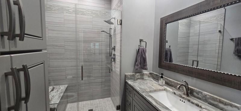 Bathroom, Glass Shower, Interior
