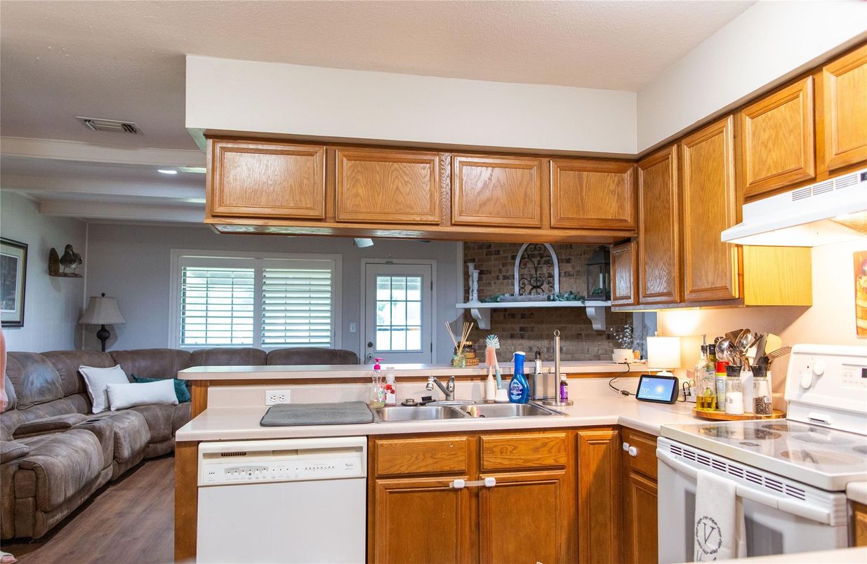 Interior, Kitchen, Living room, Wood Texture Flooring