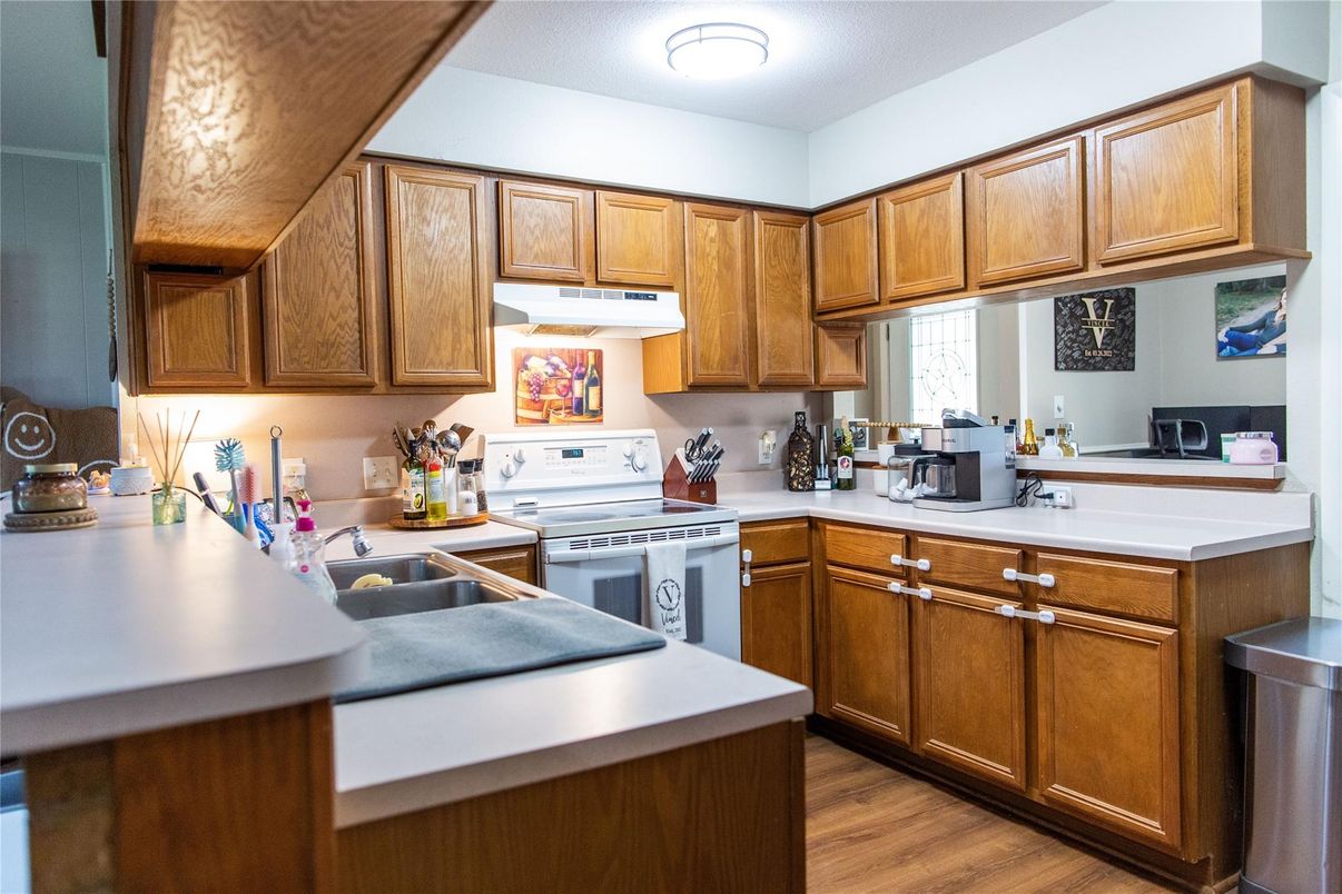 Interior, Kitchen, Wood Texture Flooring