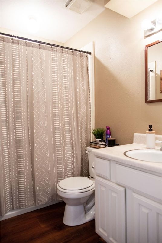 Bathroom, Interior, Wood Texture Flooring
