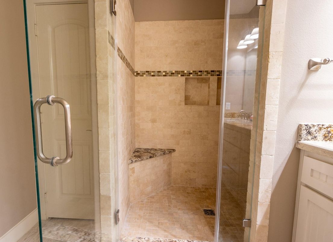 Bathroom, Glass Shower, Interior