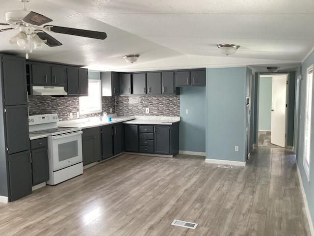 Interior, Kitchen, Wood Texture Flooring