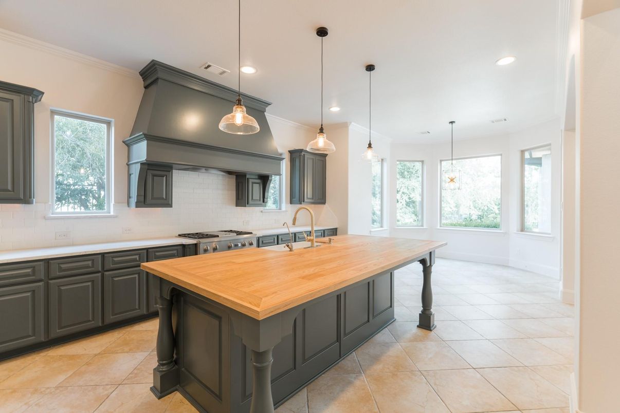 Interior, Kitchen, Pendant Lights, Recessed Lighting