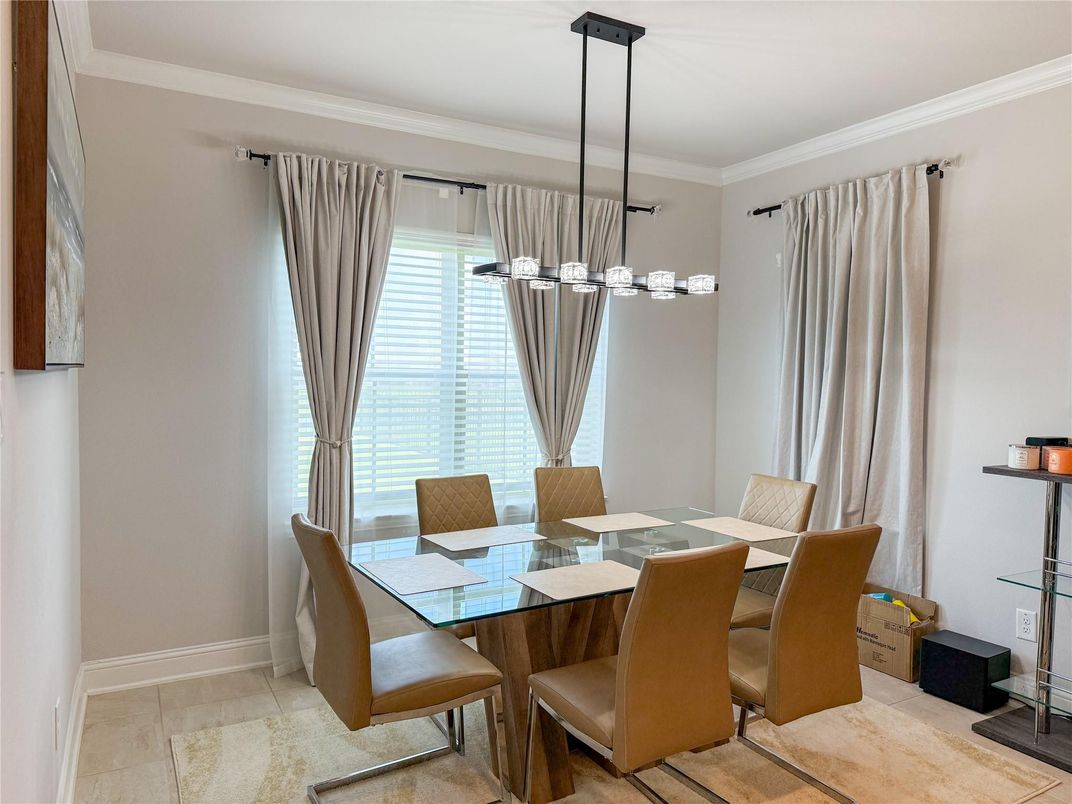 Dining room, Interior, Pendant Lights