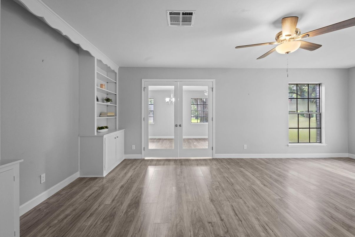 Empty room, Interior, Wood Texture Flooring
