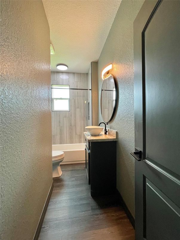 Bathroom, Interior, Wood Texture Flooring
