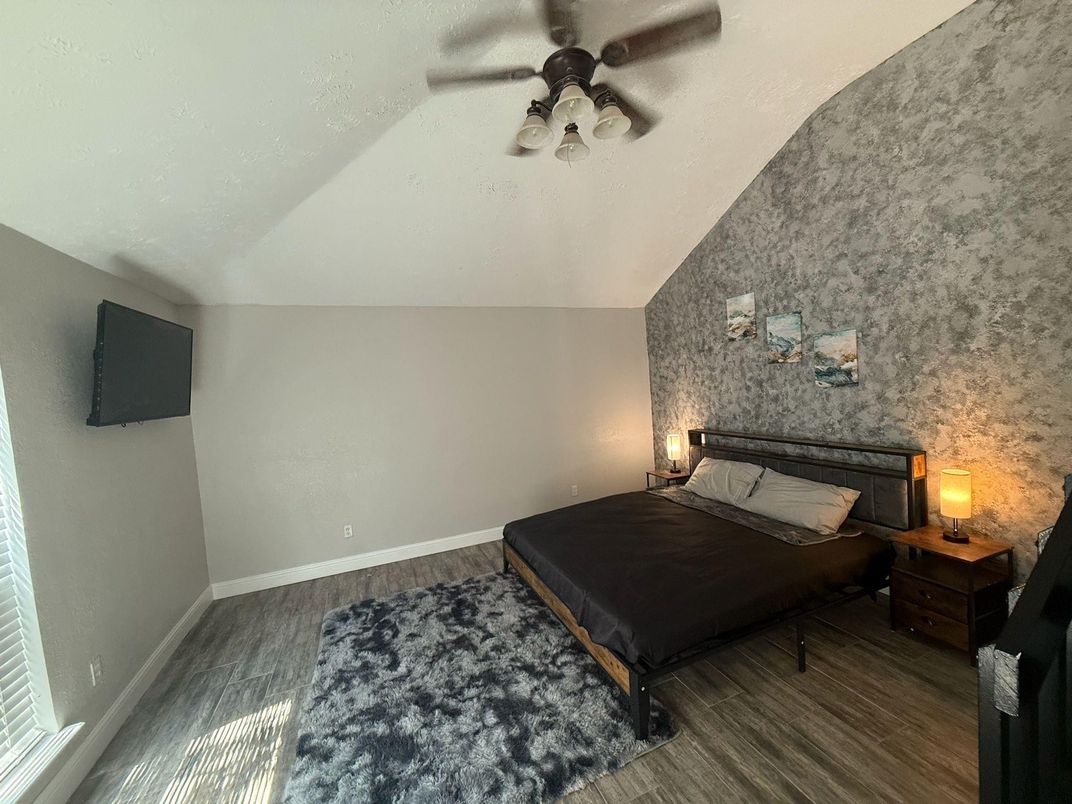Bedroom, Interior, Wood Texture Flooring