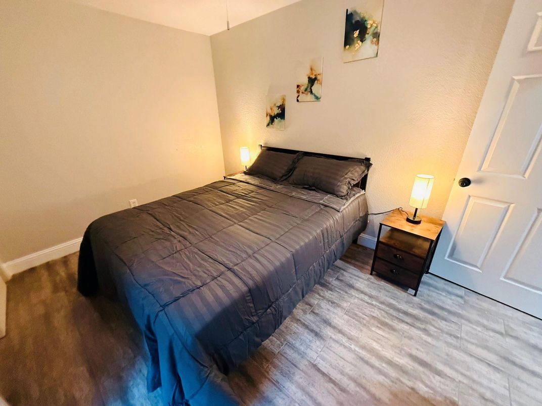 Bedroom, Interior, Wood Texture Flooring
