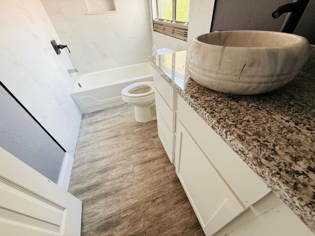 Bathroom, Interior, Marble Walls