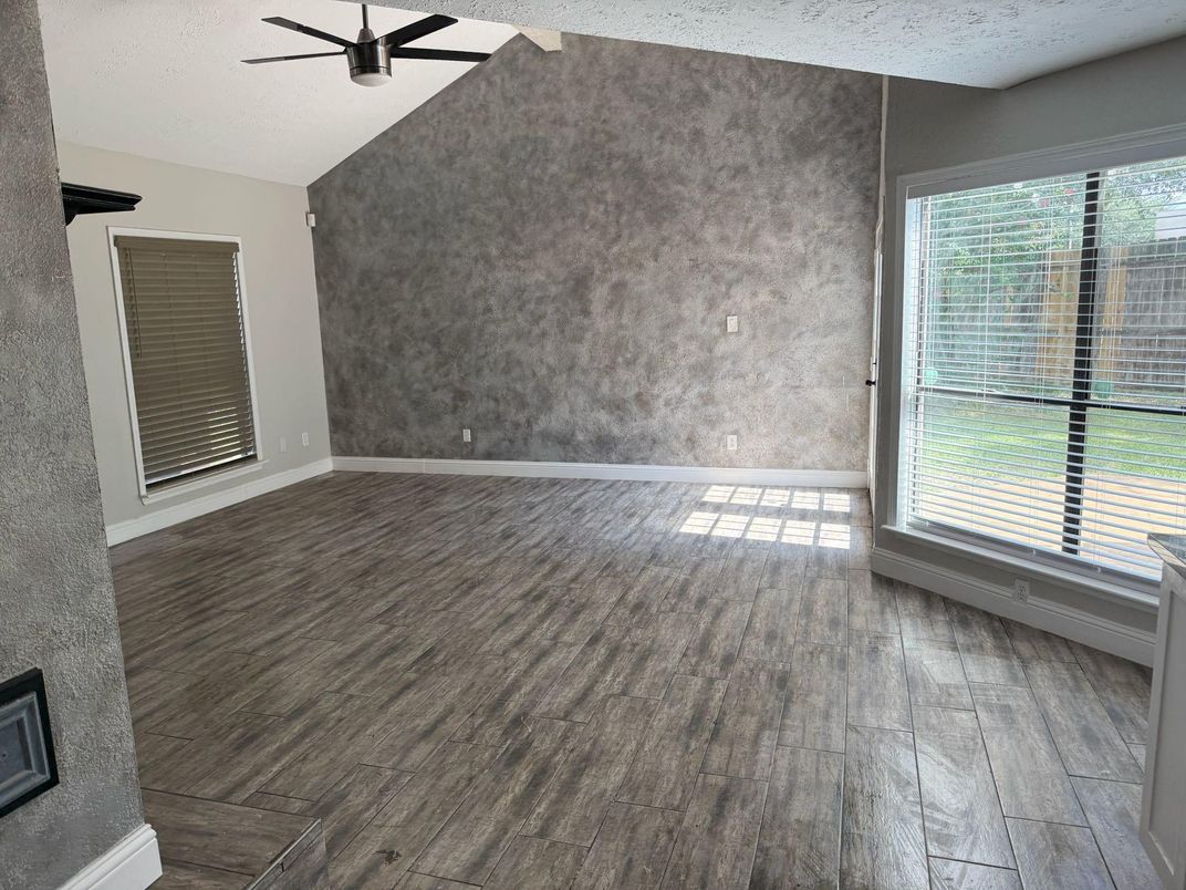 Empty room, Interior, Wood Texture Flooring