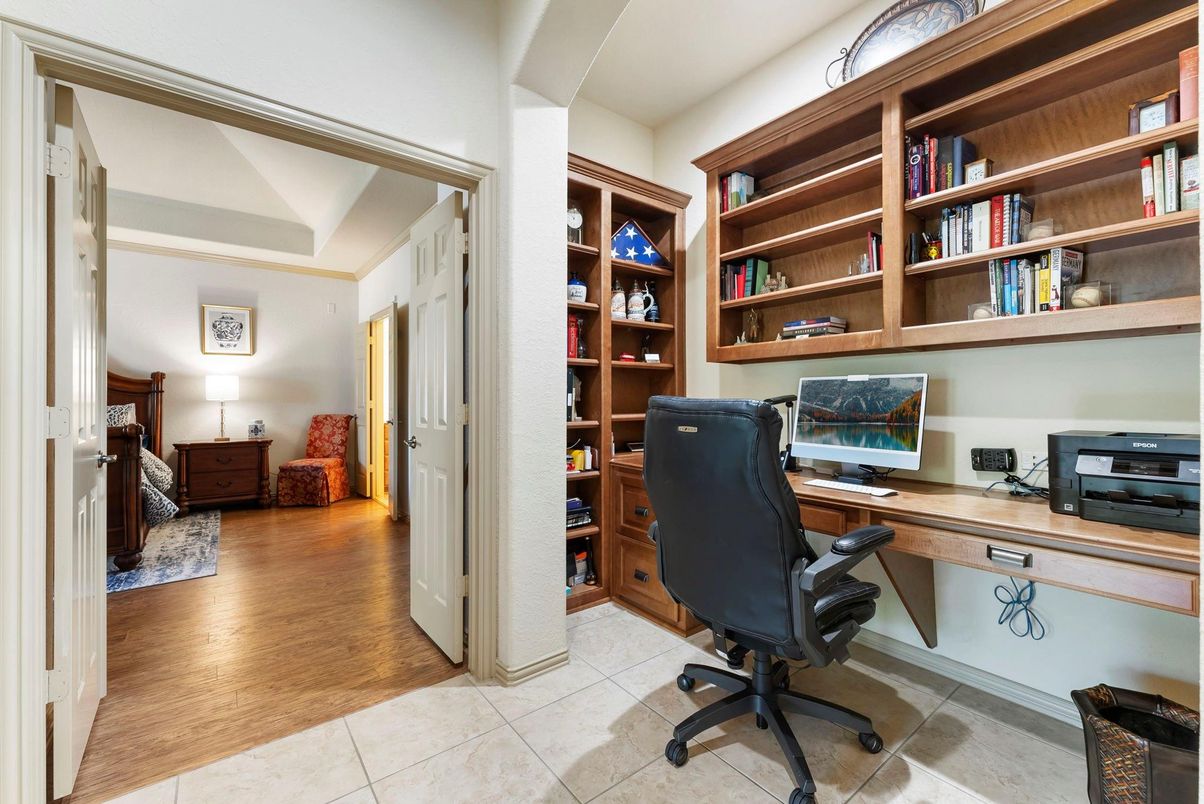 Home Office, Interior, Wood Texture Flooring