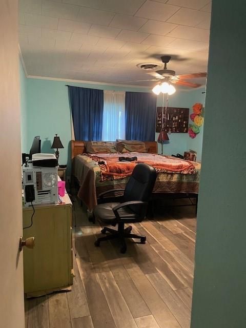 Bedroom, Home Office, Interior, Wood Texture Flooring