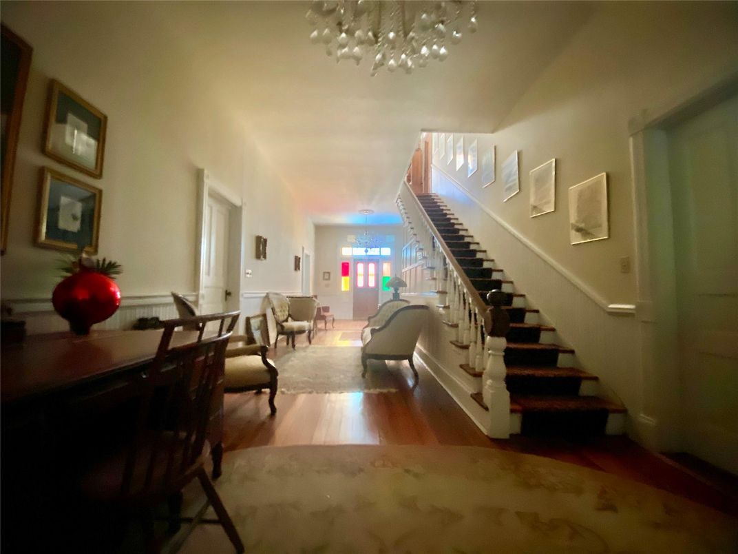 Chandelier, Interior, Wood Texture Flooring