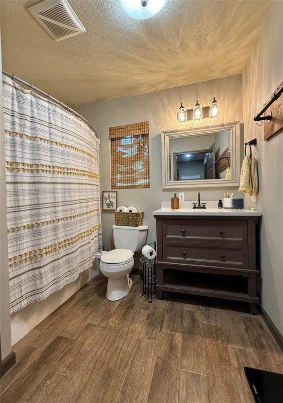 Bathroom, Interior, Wood Texture Flooring