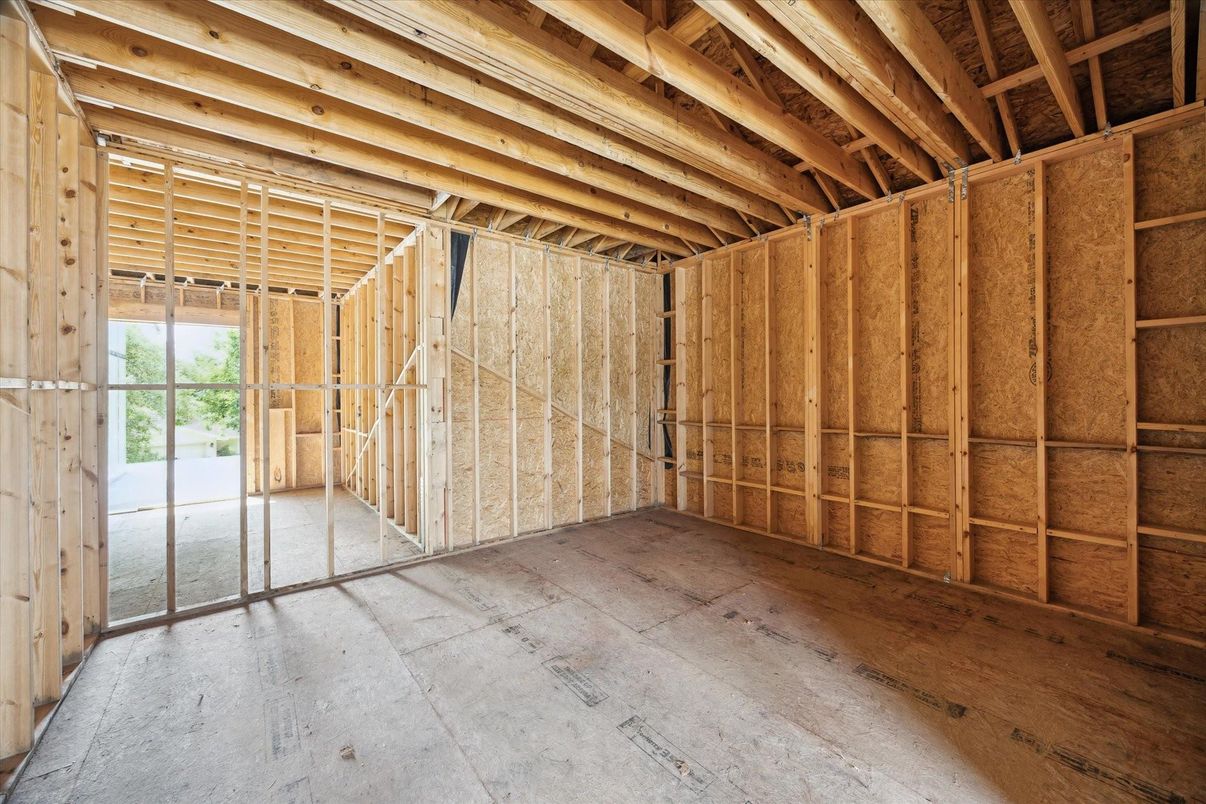 Empty room, Interior, Wooden Beams, Wooden Ceilings, Wooden Walls