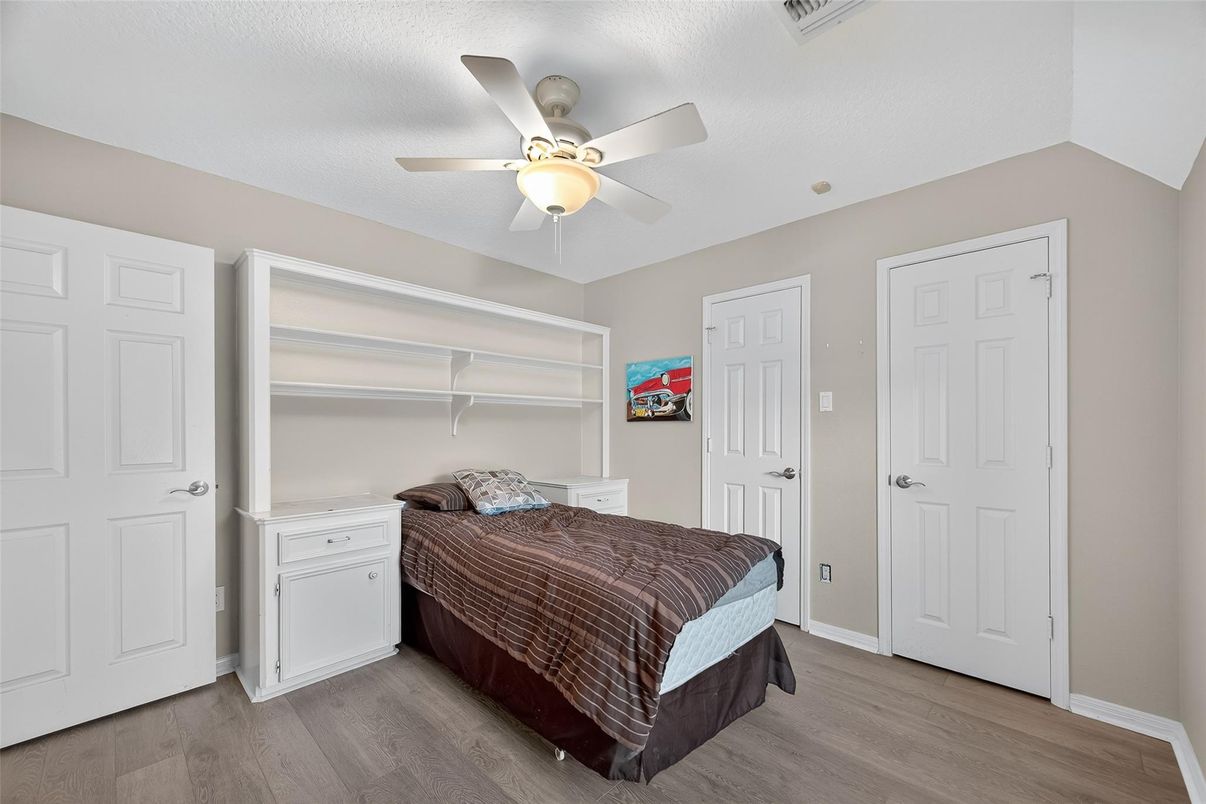 Bedroom, Interior, Wood Texture Flooring