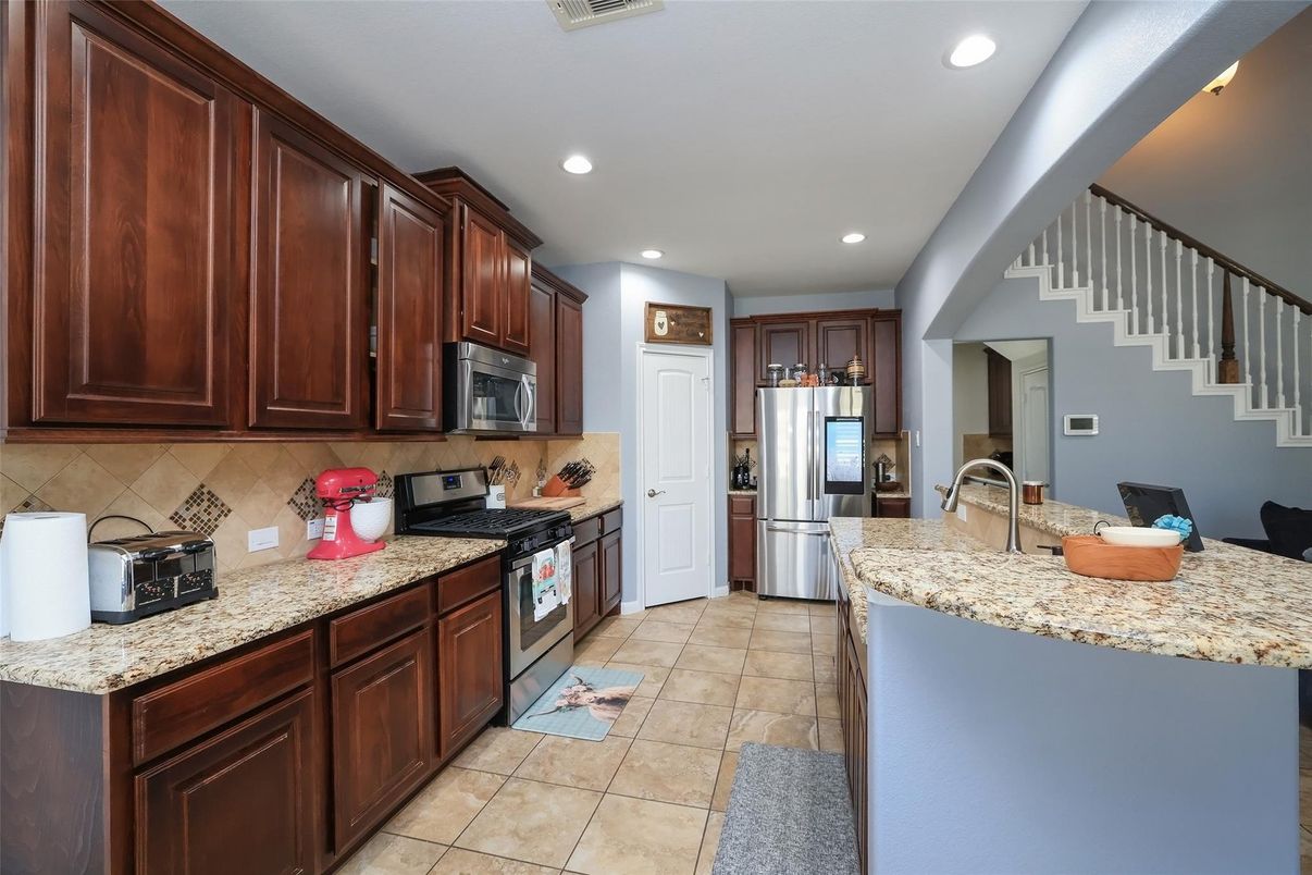 Interior, Kitchen, Recessed Lighting, Stainless Steel Appliances