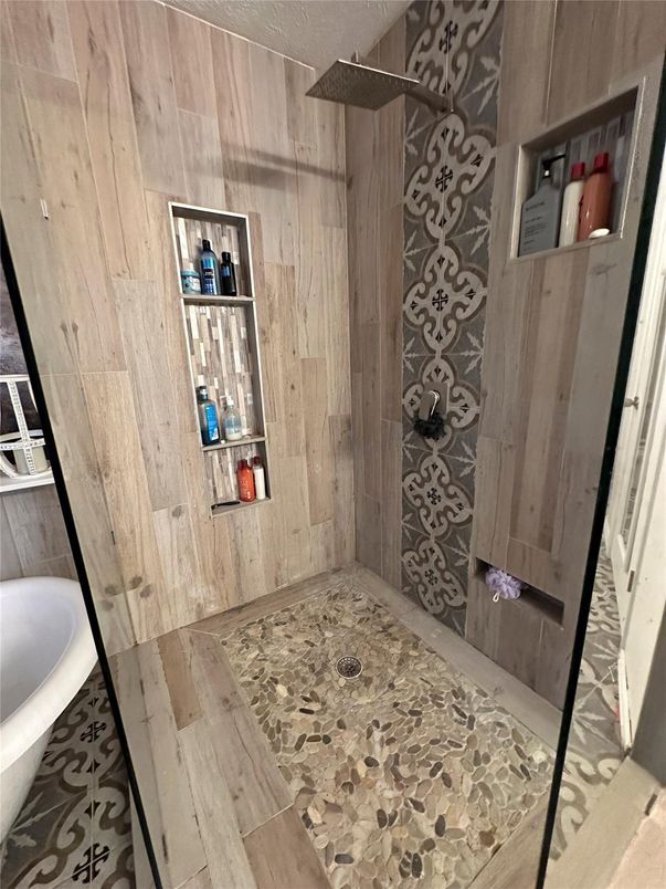 Bathroom, Interior, Wooden Walls