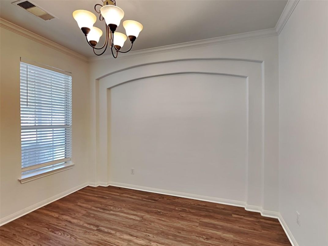 Chandelier, Empty room, Interior, Wood Texture Flooring