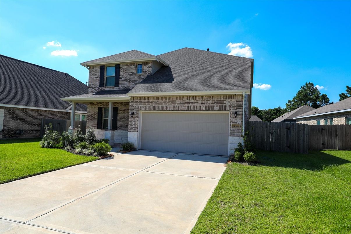 Attached, Exterior, Facade, Brick Facade, Brick Traditional