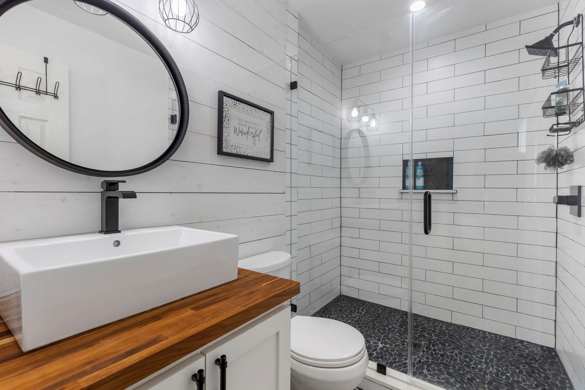 Bathroom, Glass Shower, Interior