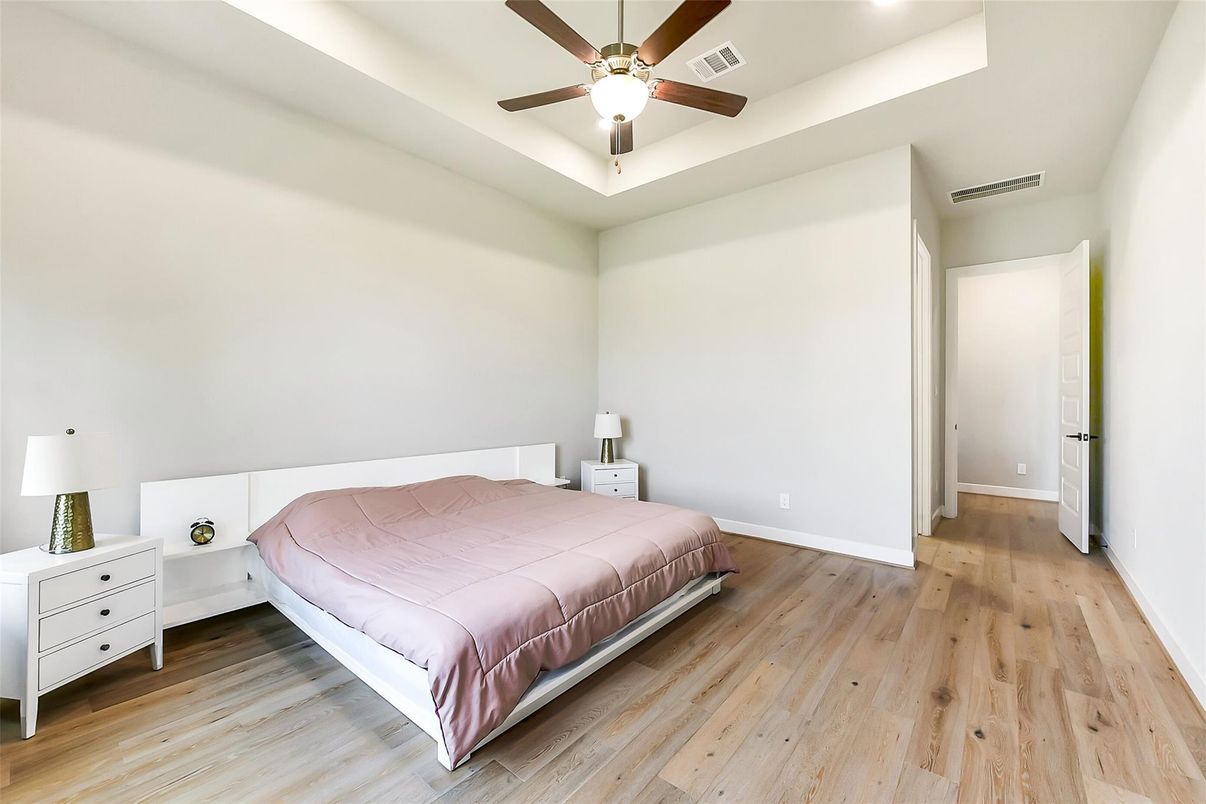 Bedroom, Interior, Wood Texture Flooring