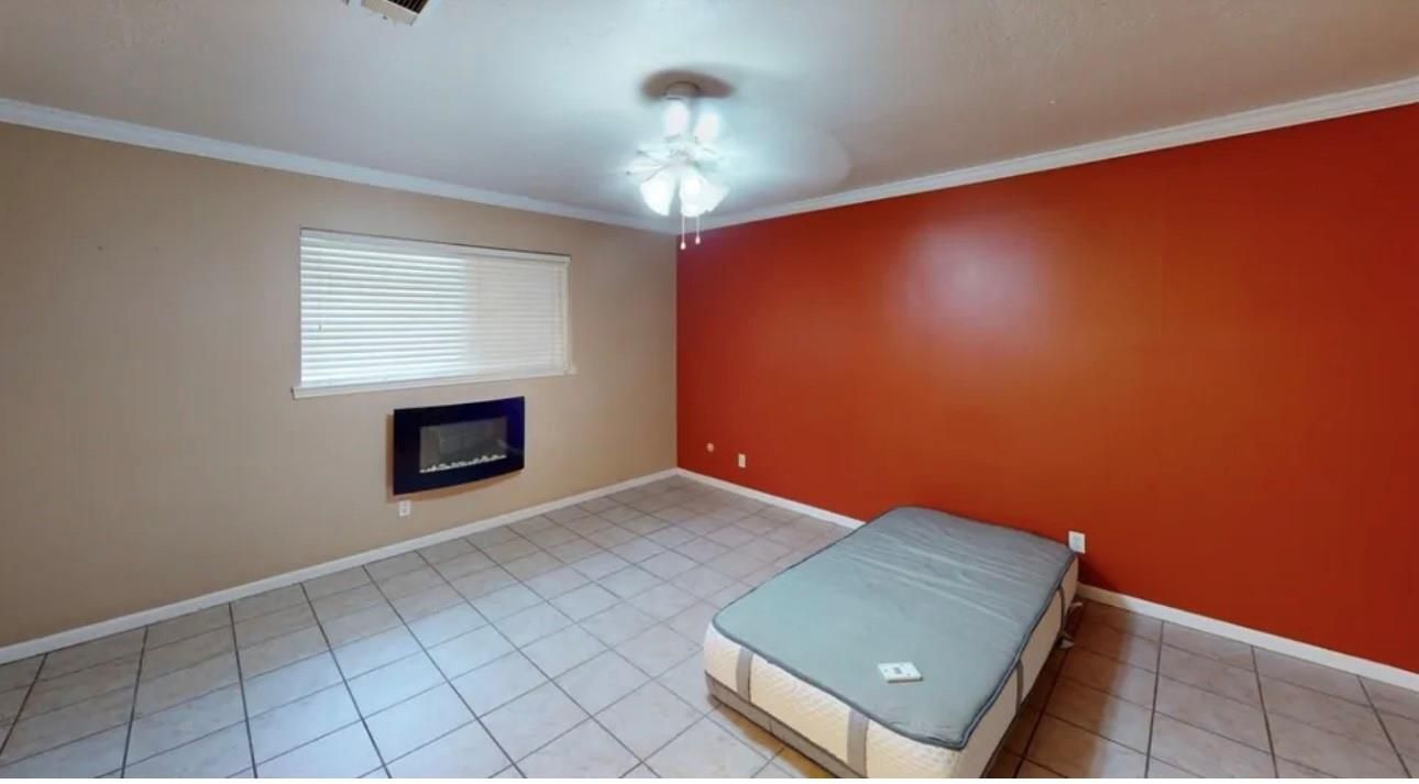 Empty room, Fireplace, Interior