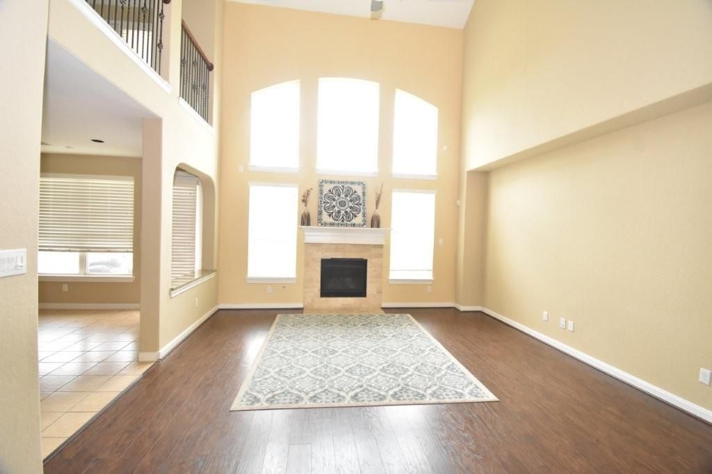 Fireplace, Interior, Wood Texture Flooring