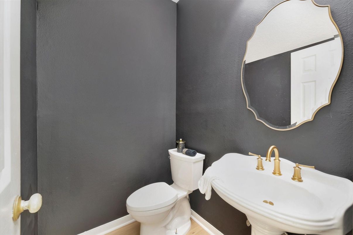 Bathroom, Interior, Wood Texture Flooring