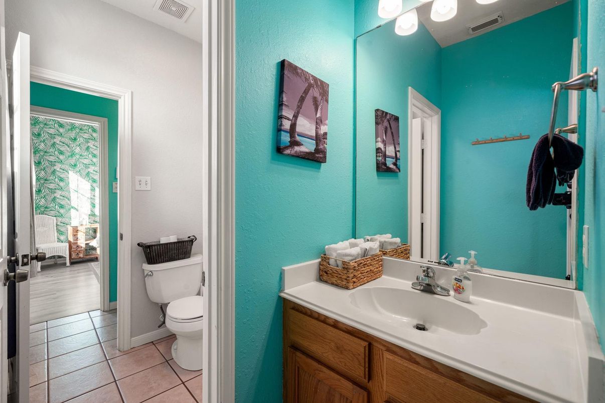 Bathroom, Interior, Wood Texture Flooring