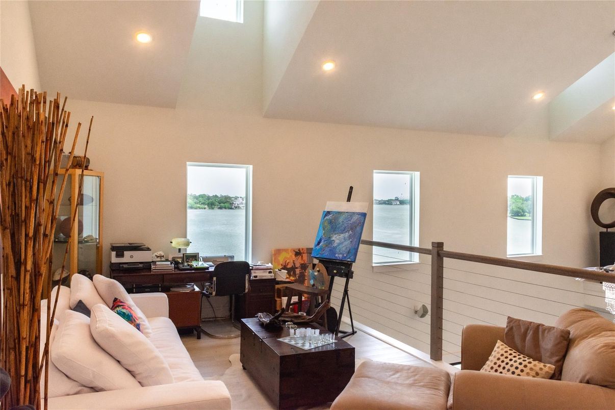 Home Office, Interior, Living room, Recessed Lighting, Water