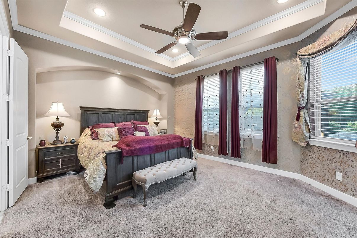 Bedroom, Interior, Recessed Lighting