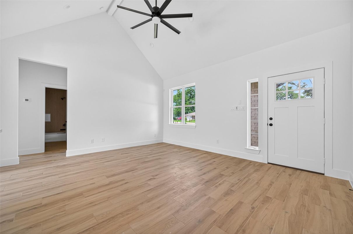 Empty room, Interior, Wood Texture Flooring