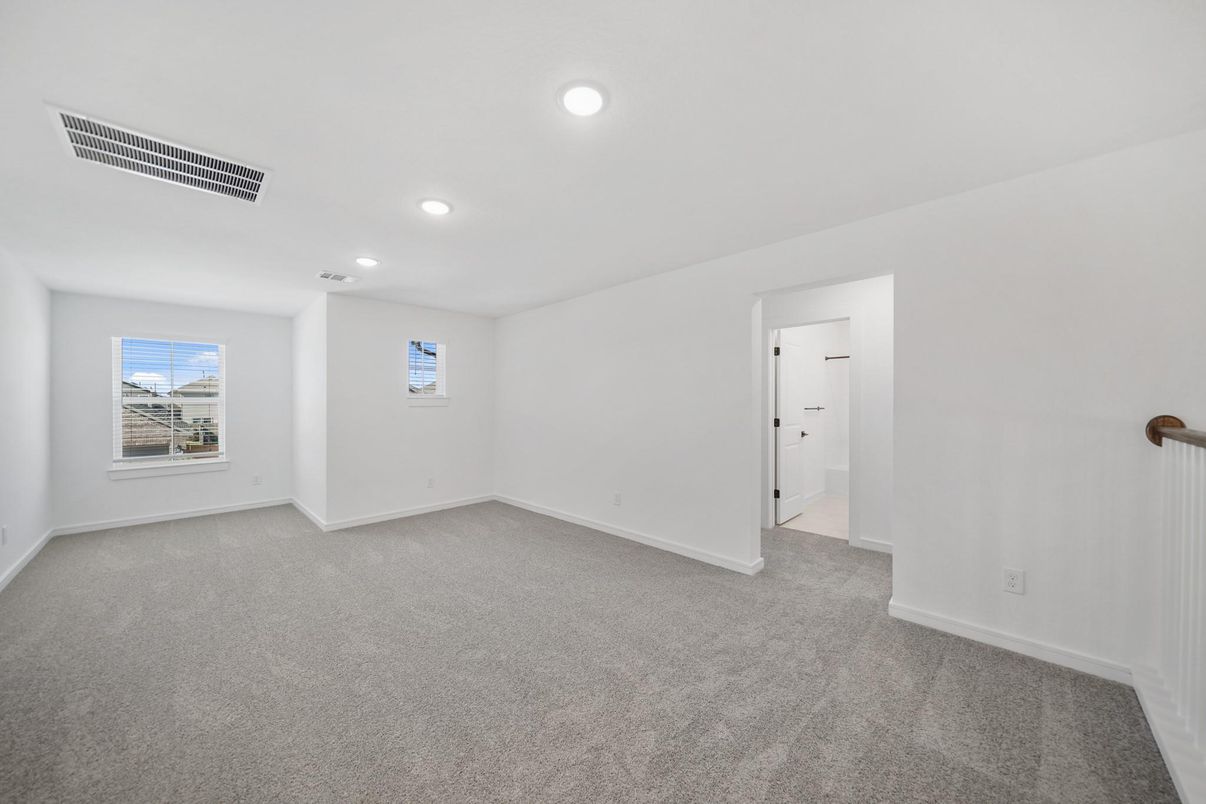 Empty room, Interior, Recessed Lighting