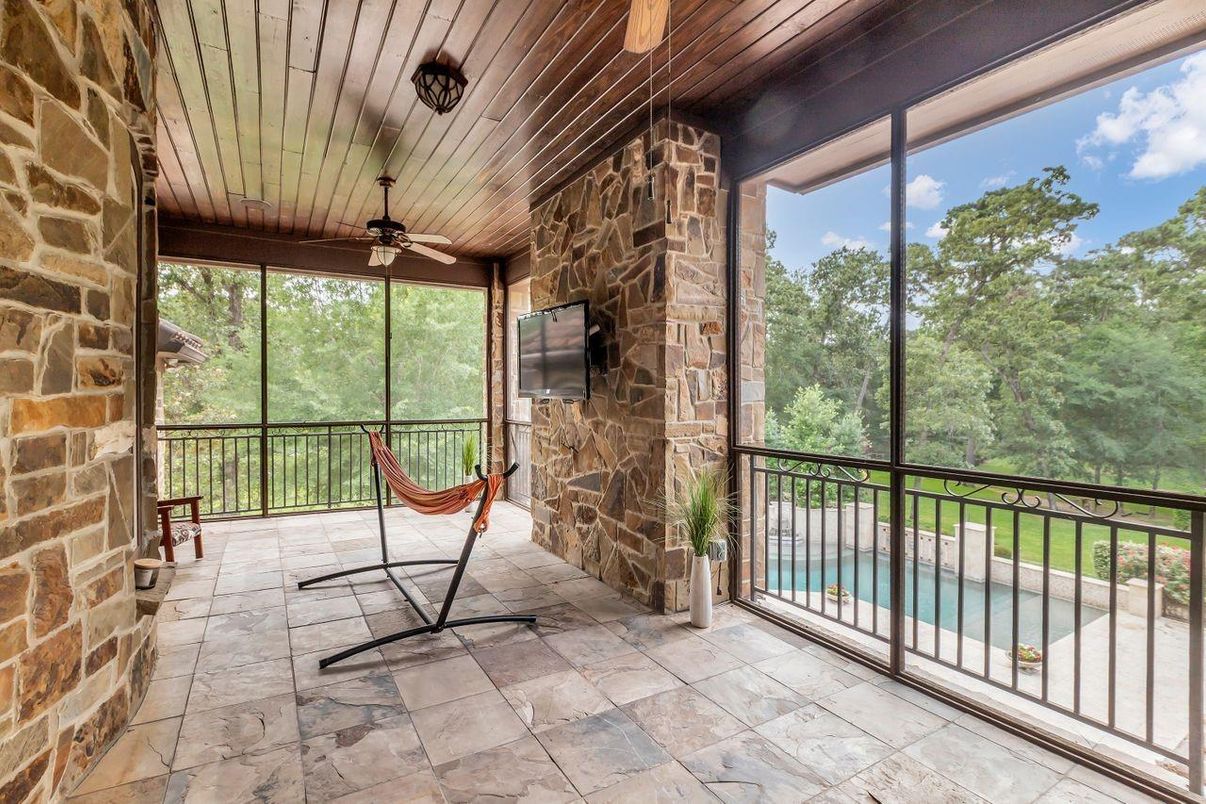 Interior, Sun Room, Wooden Ceilings