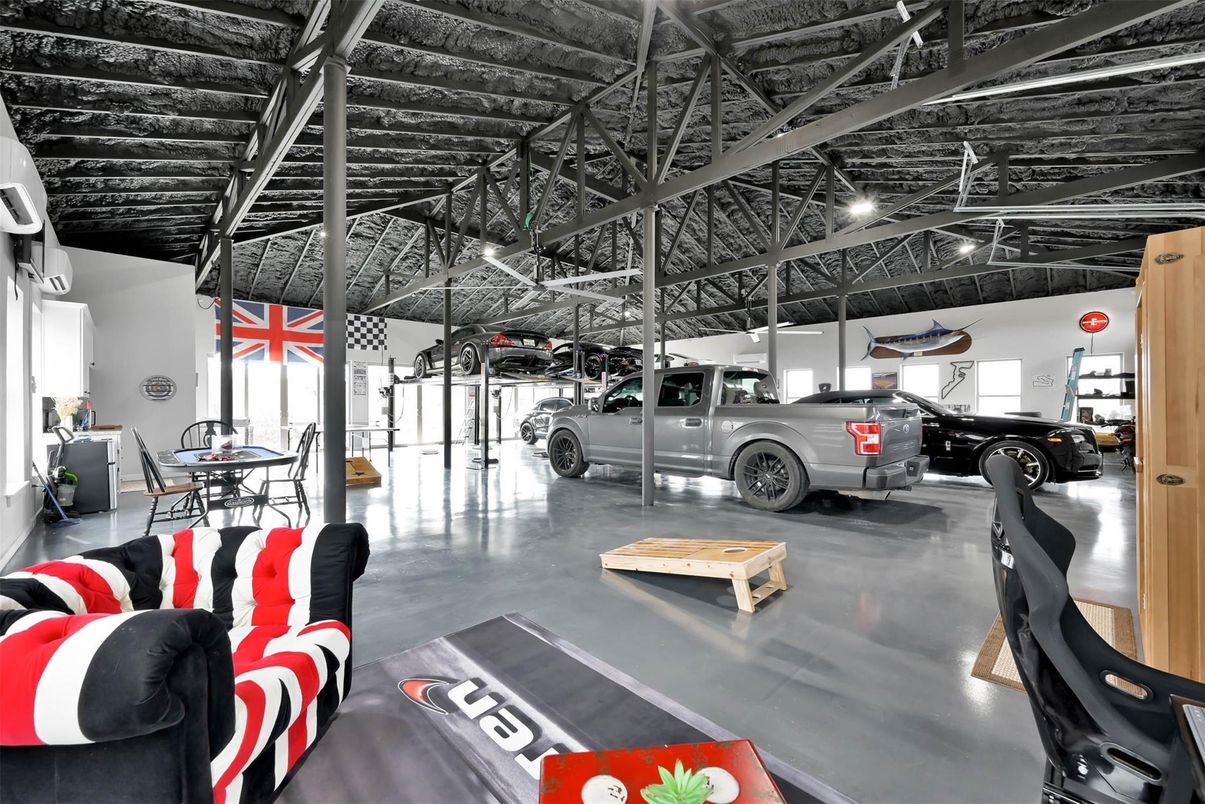 Garage, Interior, Recessed Lighting